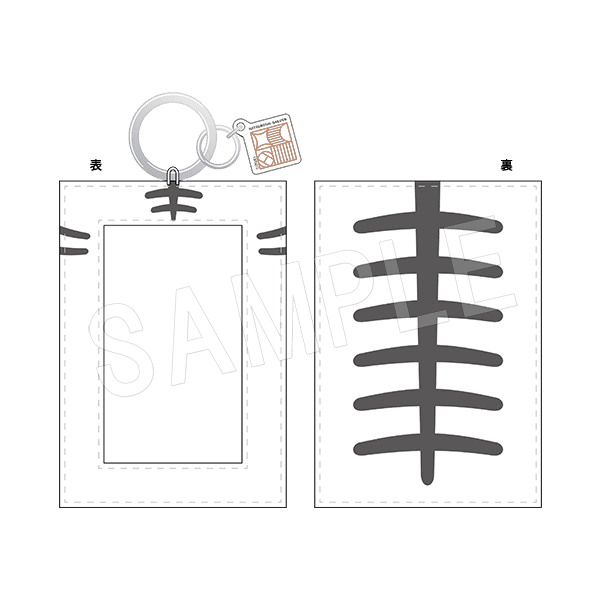 学園アイドルマスター × 東武動物公園 ホワイトタイガー風 ふわふわカードケース (チャーム付き)