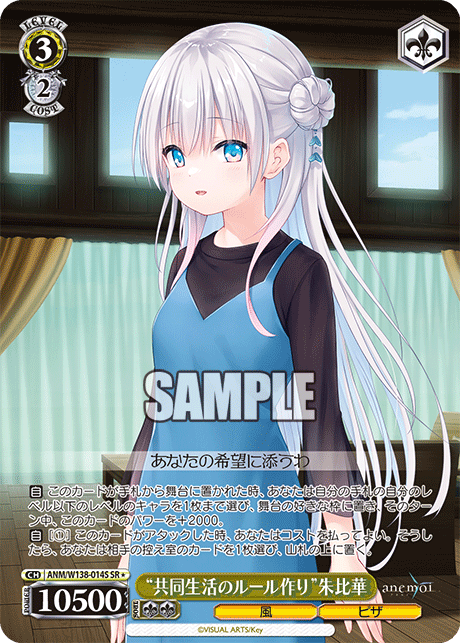 SR★ “共同生活のルール作り”朱比華 ANM/W138-014S