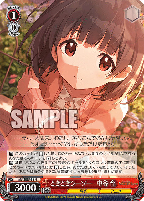 N ときどきシーソー 中谷 育 IMS/SE55-32