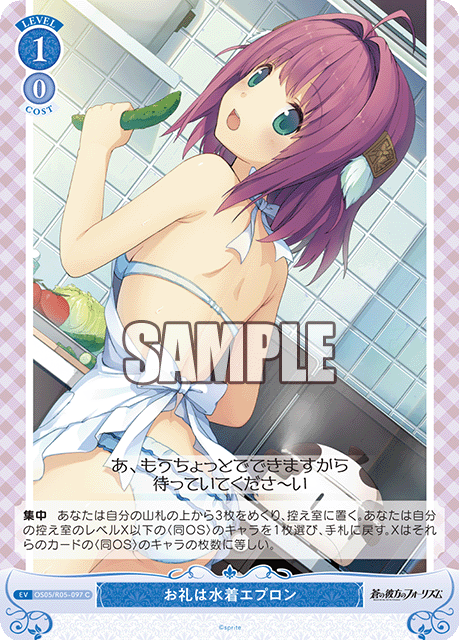 OS05/R05-002 C お礼は水着エプロン