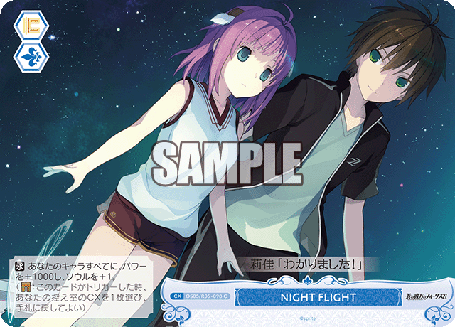 OS05/R05-098 NIGHT FLIGHT