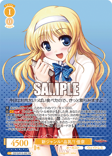 RR 新ジャンル“品乳”! 佳奈 OS13/R13-002