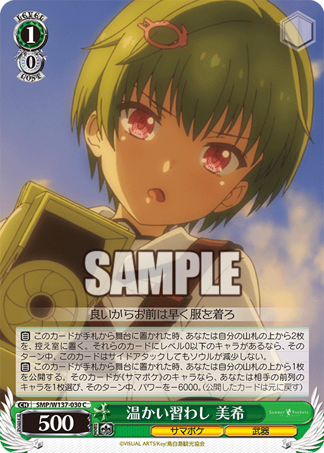 C 温かい習わし美希 SMP/W137-030