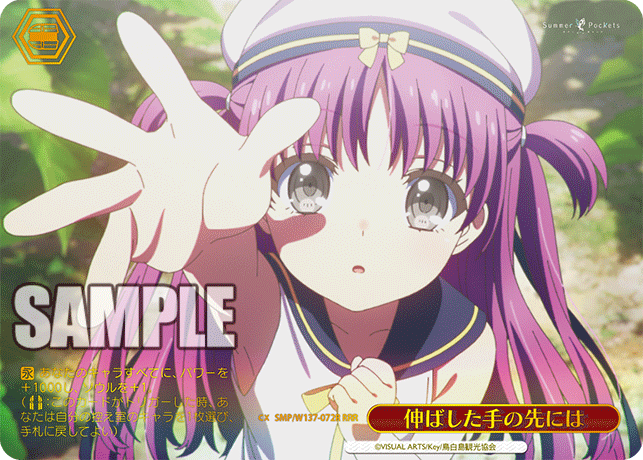 RRR 伸ばした手の先には SMP/W137-072R