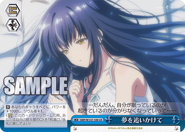 CR 夢を追いかけて SMP/W137-100