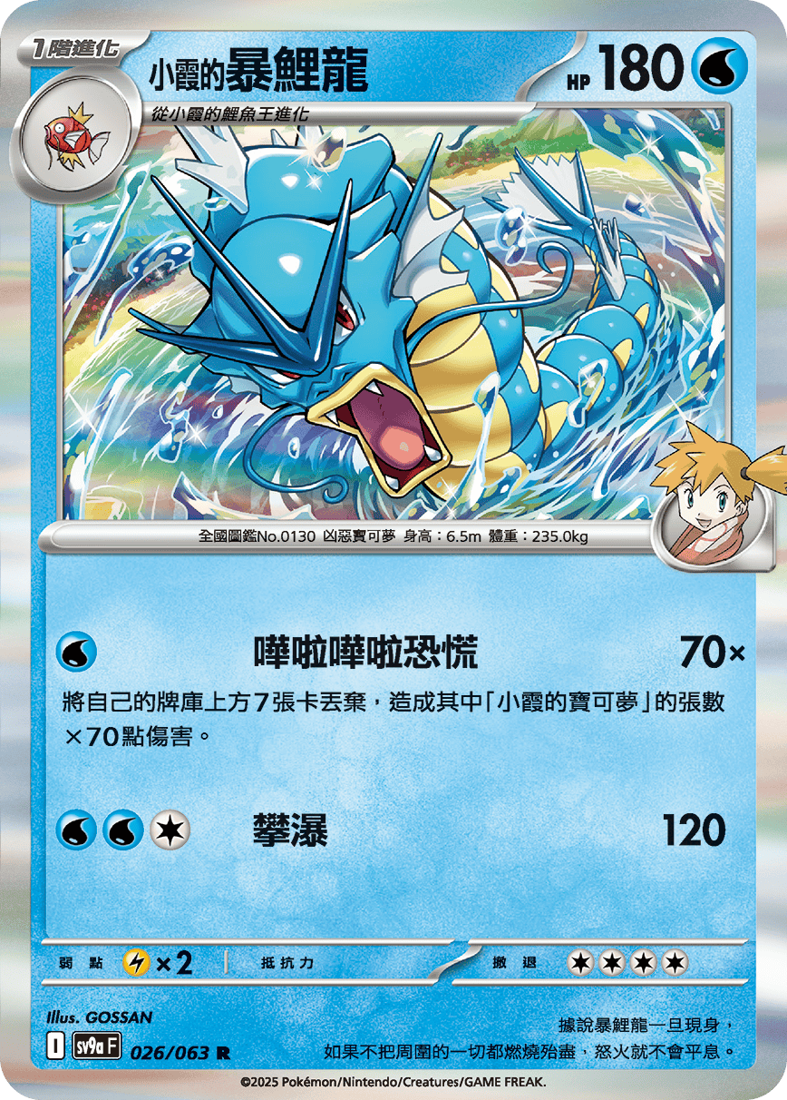 sv9aF 026/063 <小霞的>暴鯉龍