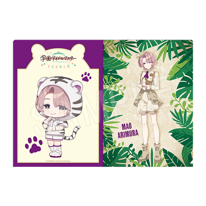 学園アイドルマスター × 東武動物公園 A4クリアファイル 東武動物公園ver.)