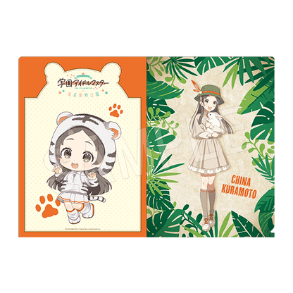 学園アイドルマスター × 東武動物公園 A4クリアファイル 東武動物公園ver.)