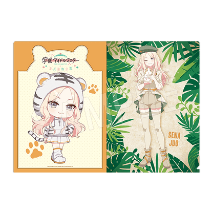 学園アイドルマスター × 東武動物公園 A4クリアファイル 東武動物公園ver.)