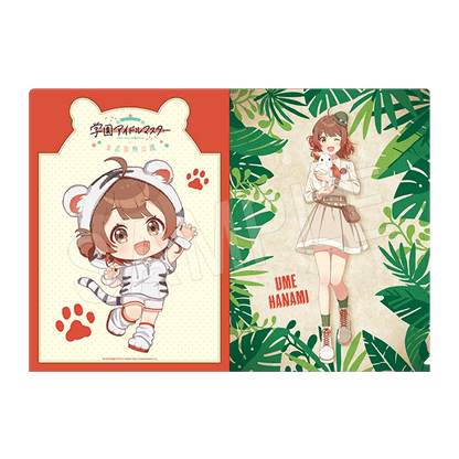 学園アイドルマスター × 東武動物公園 A4クリアファイル 東武動物公園ver.)
