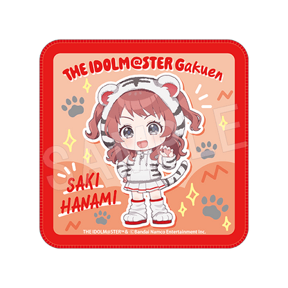 学園アイドルマスター × 東武動物公園 ミニタオル ホワイトタイガーver.