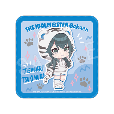 学園アイドルマスター × 東武動物公園 ミニタオル ホワイトタイガーver.
