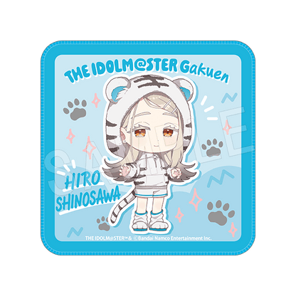 学園アイドルマスター × 東武動物公園 ミニタオル ホワイトタイガーver.
