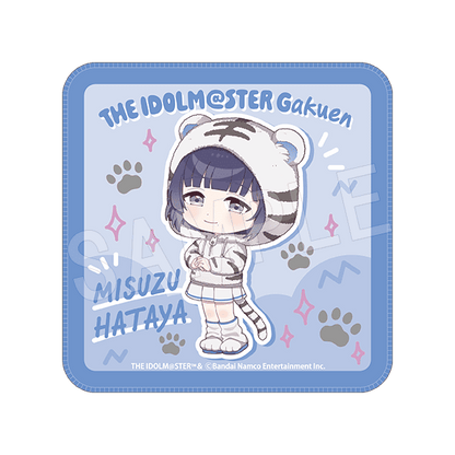 学園アイドルマスター × 東武動物公園 ミニタオル ホワイトタイガーver.