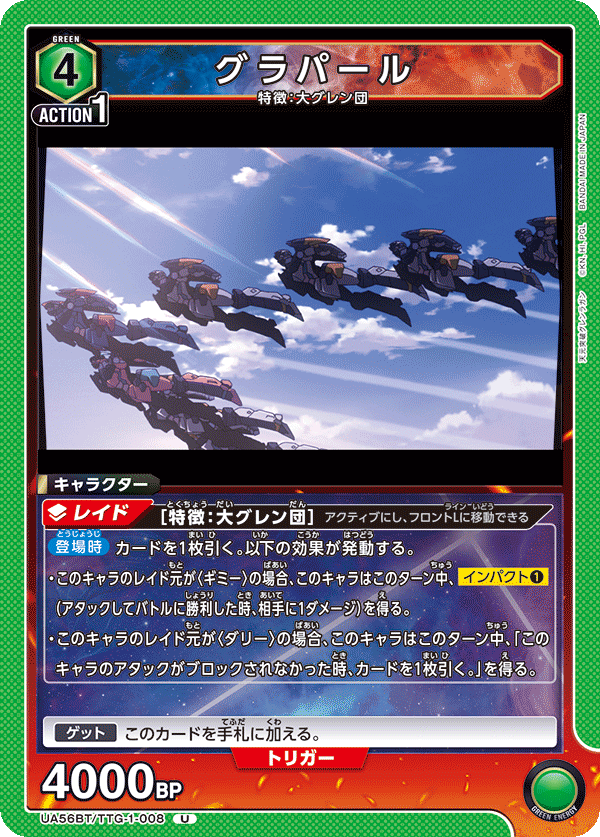 Uグラパール UA56BT/TTG-1-008