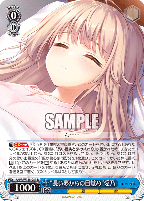 R “長い夢からの目覚め”愛乃 ANM/W138-081