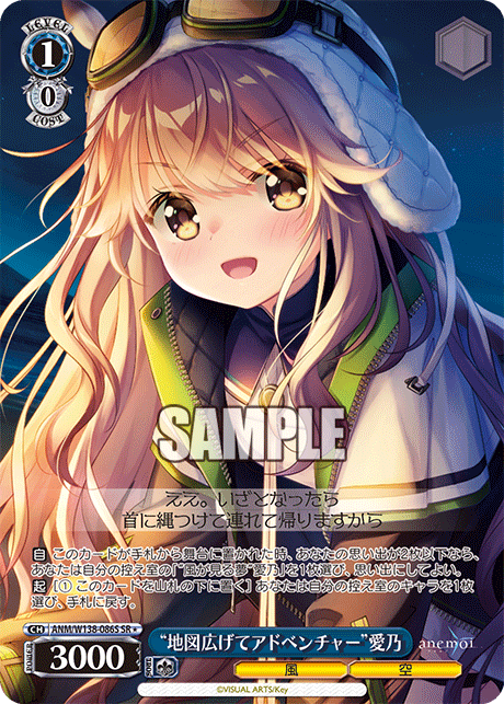 SR★ “地図広げてアドベンチャー”愛乃 ANM/W138-086S