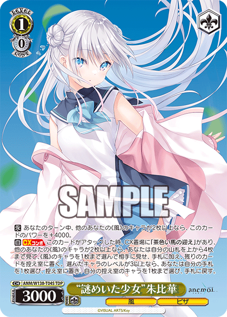 TDP“謎めいた少女”朱比華 ANM/W138-T04S