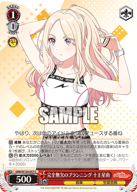 GIM/W124-057 C 完全無欠のプランニング 十王星南