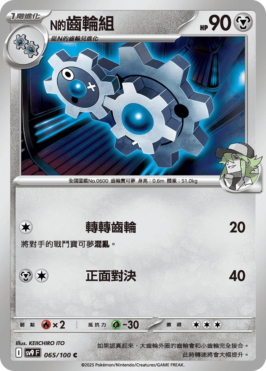 sv9F 065/100 N的齒輪組
